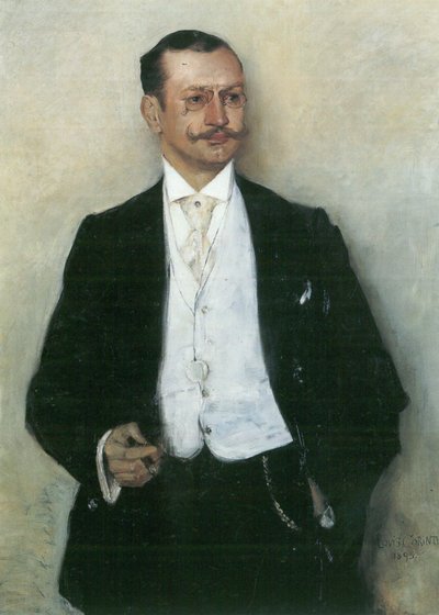 Porträt des Malers Karl Strathmann von Lovis Corinth